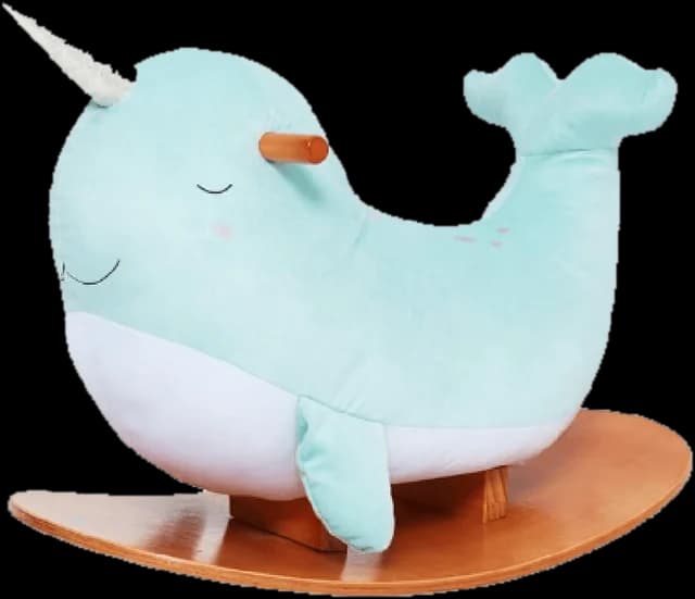 Labebe Narwhale Rocking Horse
