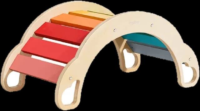 Mideer Rainbow Wooden Climber
