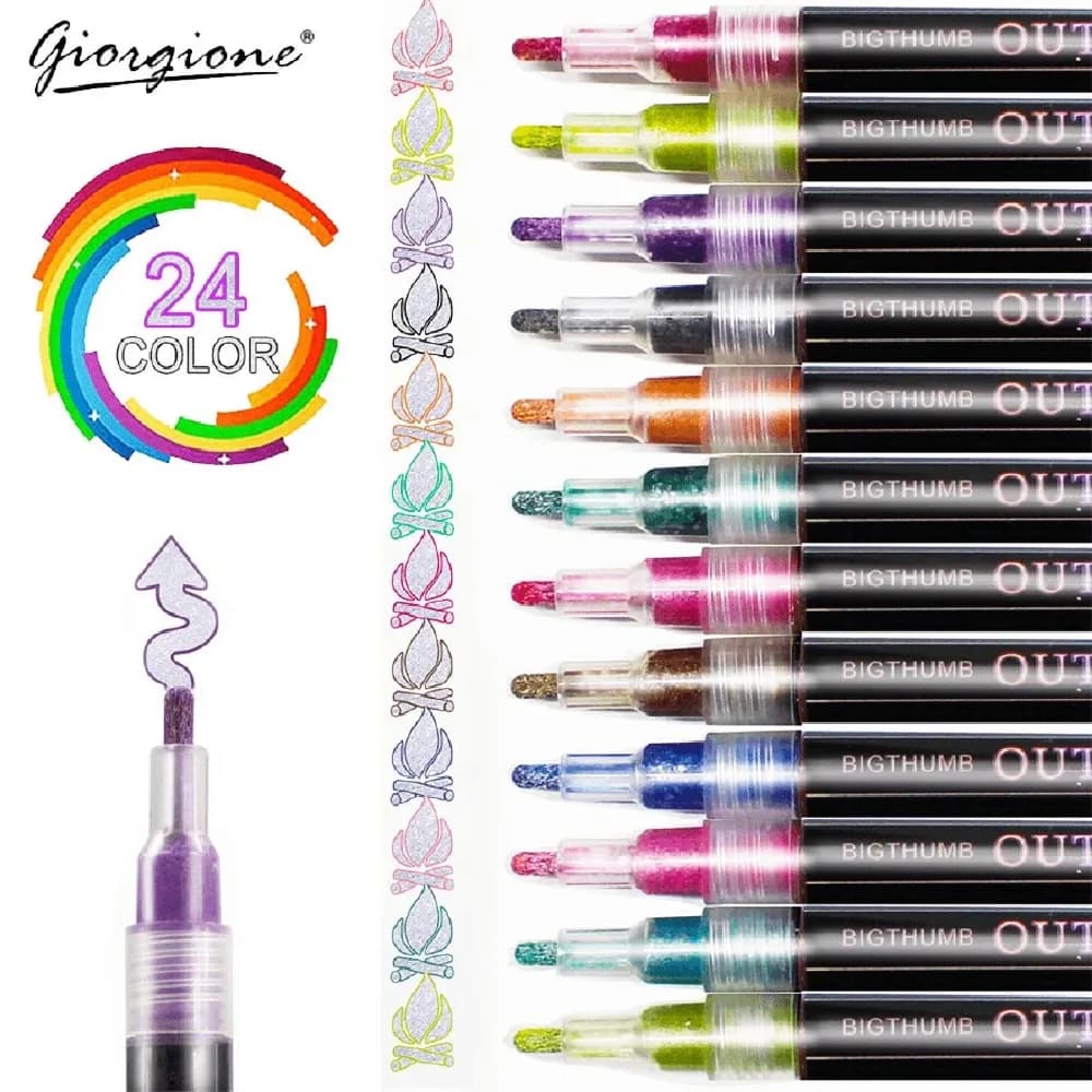 Outline Markers Pens, crafting, ages 3+