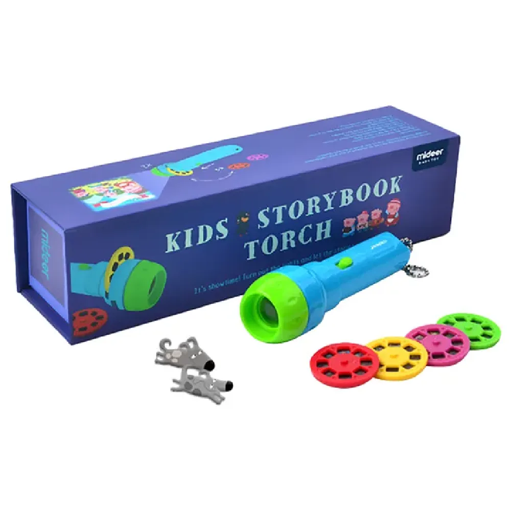 Kids Story Book Torch, by Mideer, electronics, ages 3+