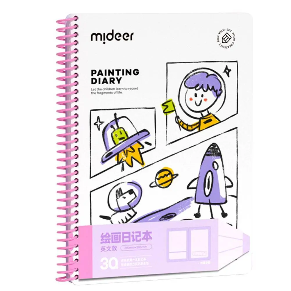 Painting Diary, by Mideer, craft, ages 3+