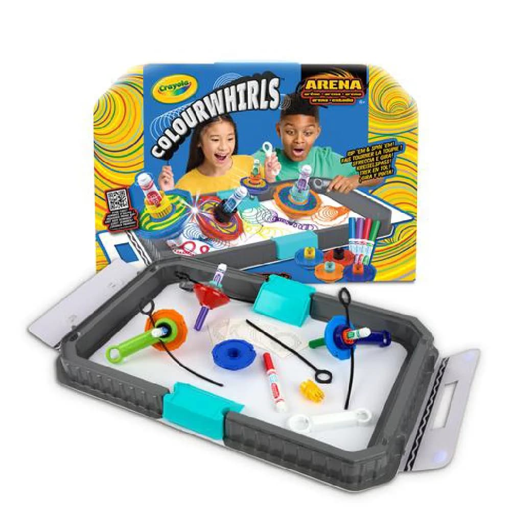 Colour Whirls, by Crayola, coloring and painting, ages 5+