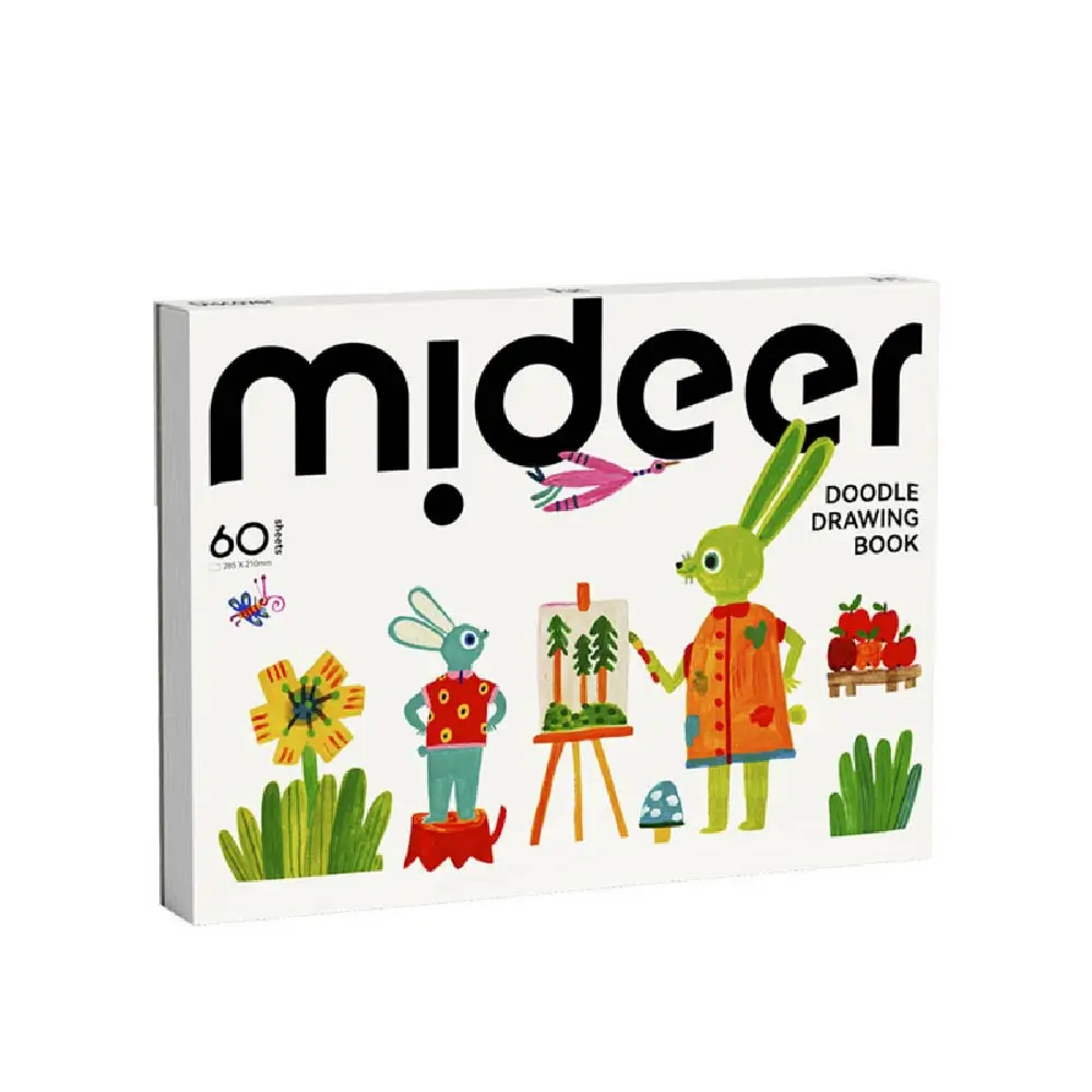 Doodle Drawing Book 60 Sheets, by Mideer, coloring and painting, ages 3+