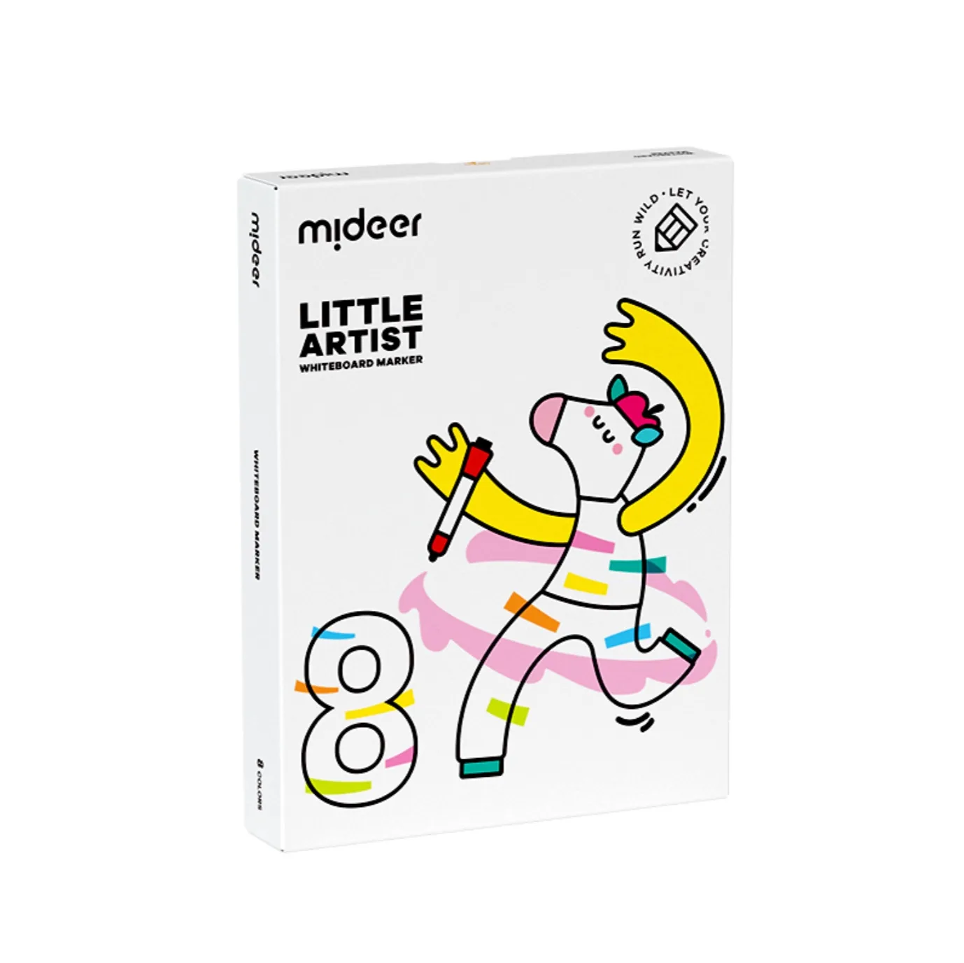 White Board Markers, 8 Colors, by Mideer, coloring and painting, 12 months+