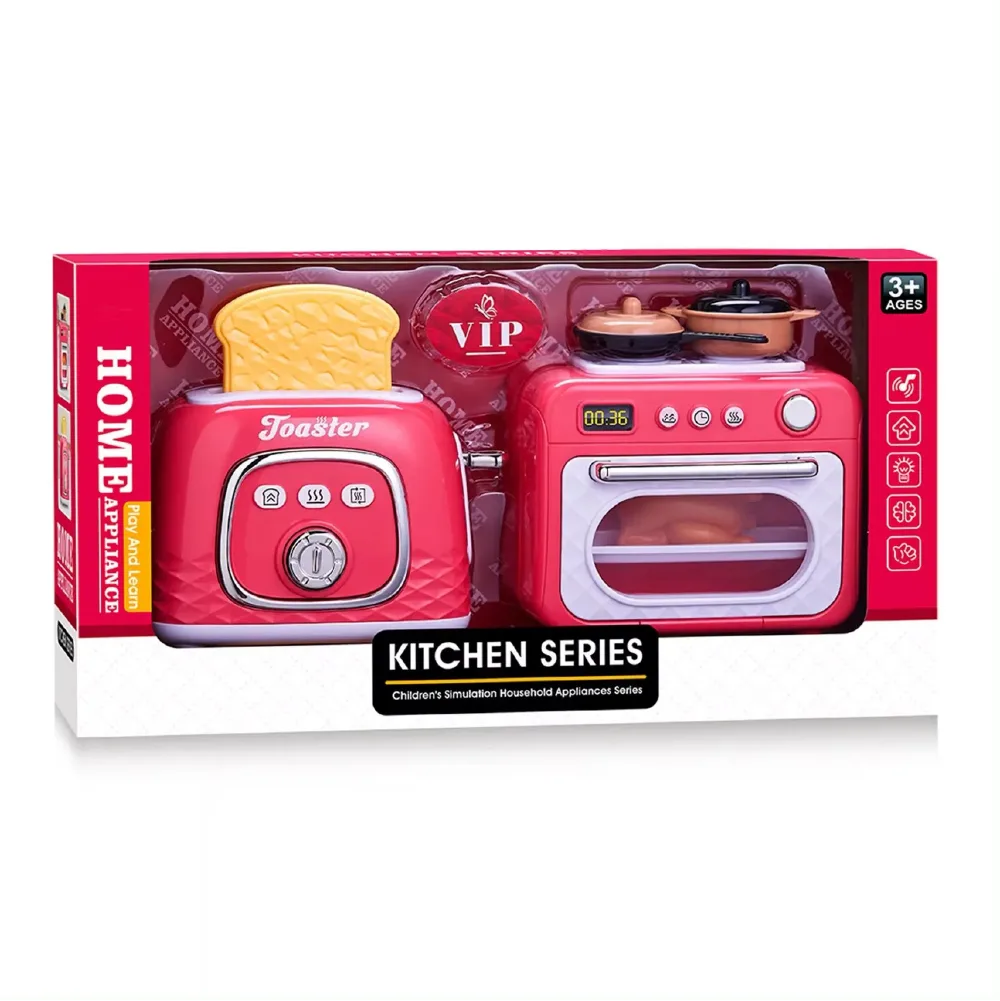 Kitchen Series, Oven And Toaster Set, cooking, ages 3+