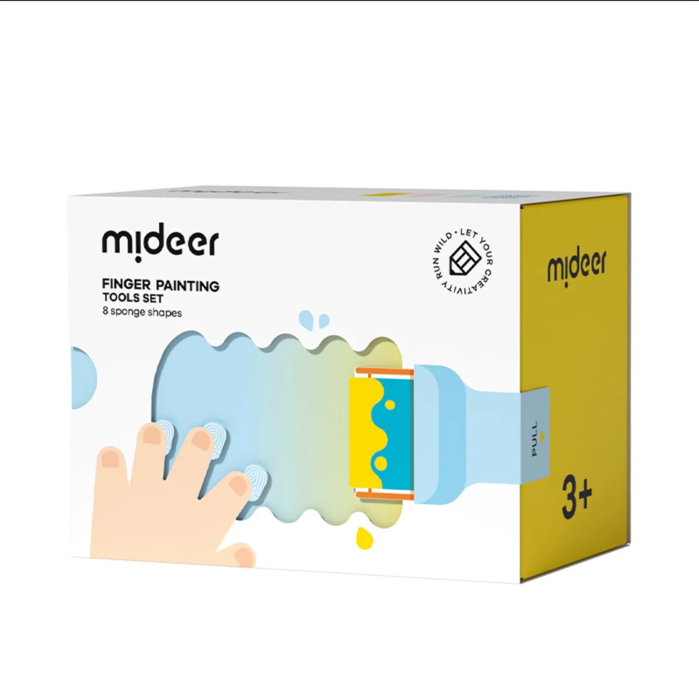 Finger Painting Tools Set, by Mideer, coloring and painting, ages 3+