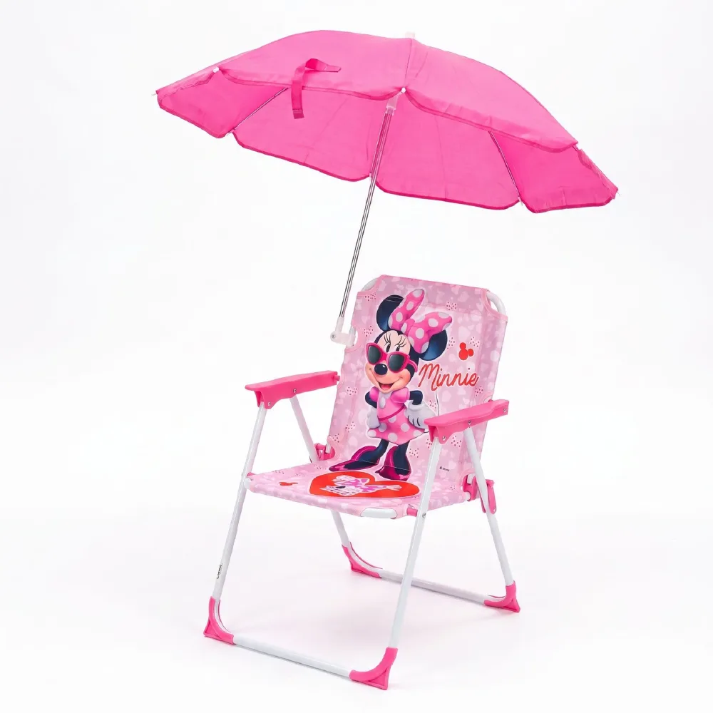 Kids Foldable Beach Chair, Minnie Mouse, table and chairs, ages 1 to 7