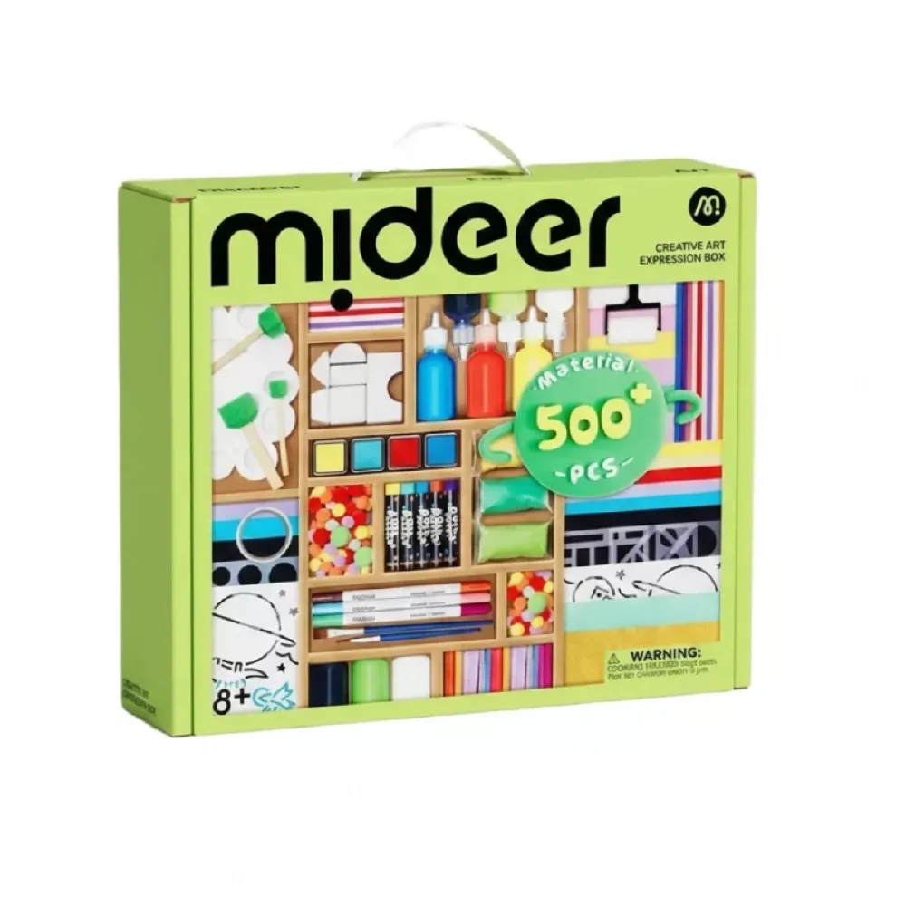 Creative Art Expression Box, 500+ Pcs, by Mideer, crafting, ages 8+