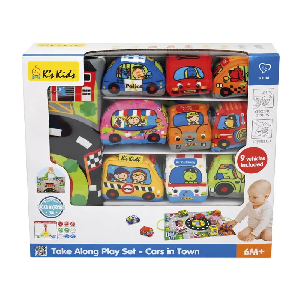 Cars In Town, by K's Kids, babies, 0 to 12 months