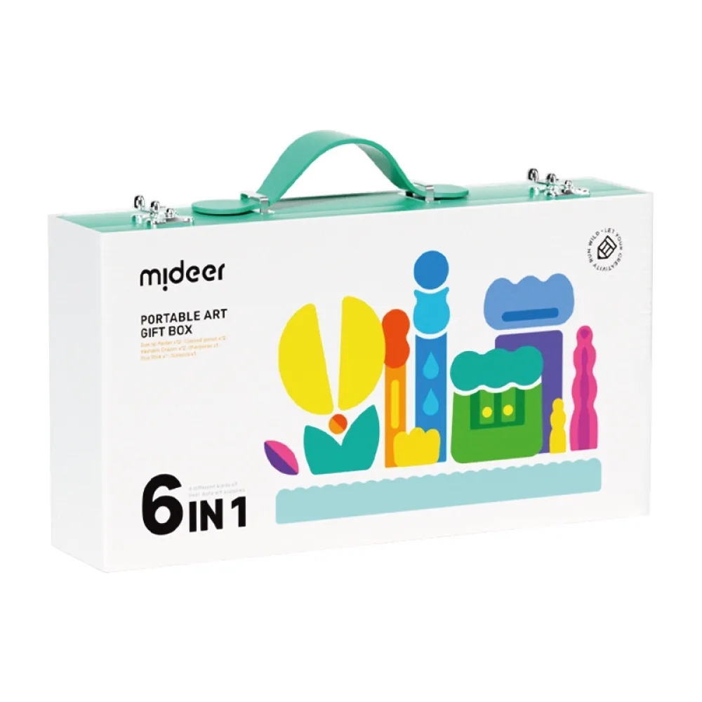 Portable Art Gift Box, by Mideer, coloring and painting, ages 3 to 7