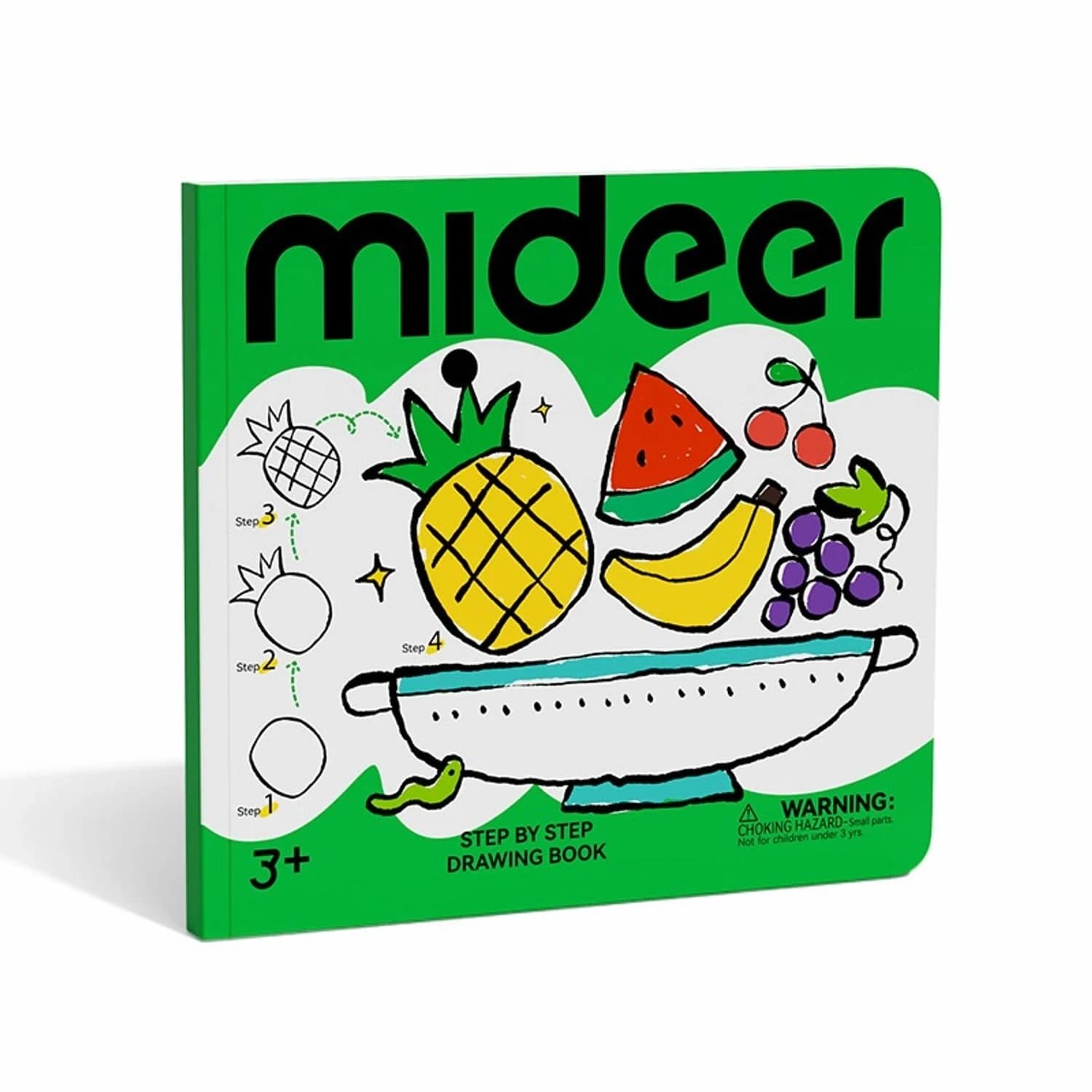 Mideer - Step By Step Drawing Book, by Mideer, coloring and painting, ages 3+
