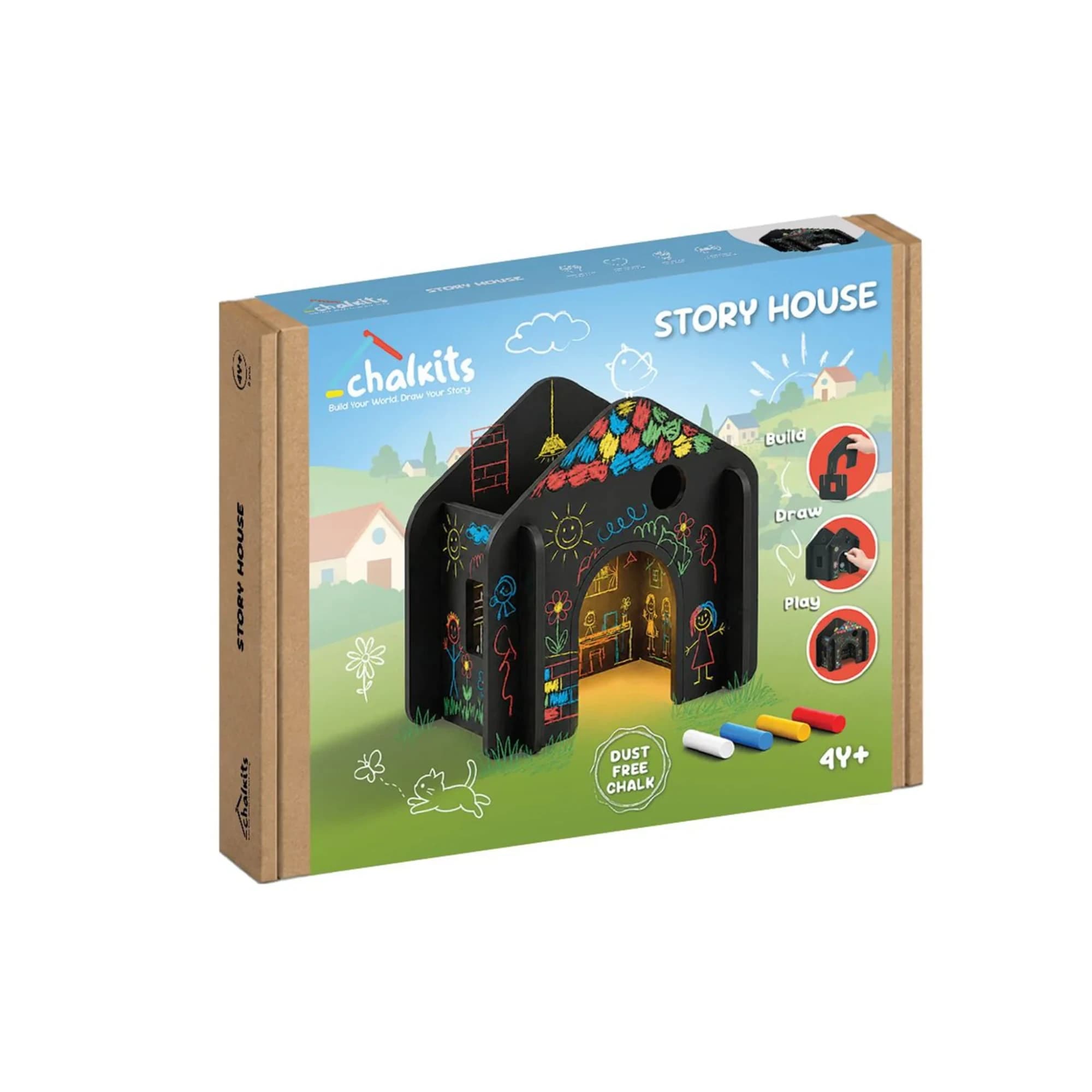 Chalkits - Story House, by Chalkits, craft kits and accessories, ages 3+