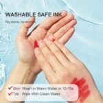 Washable Round-Tip Watercolor Marker - 12 Colors - Image 7