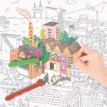 10 Meter Giant Coloring Scroll: City - Image 6