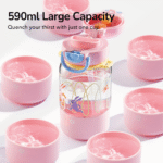 Portable Double Drinking Bottle: Energetic Kangaroo of Plant City - Image 7