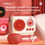 Multifunctional Karaoke Microphone And Speaker-Red - Image 5