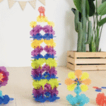 Translucent Colorful Snowflake Blocks - 500pcs - Image 10