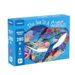 Irregular shaped puzzle-The Sea In A Seashell 280pcs