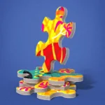 Irregular puzzle-Dreamy Rhino 280pcs - Image 4