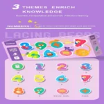 Lacing Beads - Numbers & Animals - Image 3