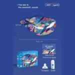 Irregular shaped puzzle-The Sea In A Seashell 280pcs - Image 3