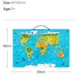 Magnetic Puzzle World Map - Image 4