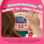 Say cheese kids camera-green pink - Image 4