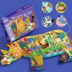 Irregular puzzle-Dreamy Rhino 280pcs - Image 5