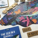 Irregular shaped puzzle-The Sea In A Seashell 280pcs - Image 2