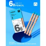 Thick Triangular 6B Pencils 6pcs - Image 3
