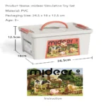  SIMULATION TOY SET - FARM ANIMALS - Image 4