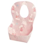 Mideer Disposable Baby Bib – Pink Bunny 20pcs - Image 2