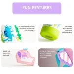 Mideer - Kids Flask with Crossbody Bag – 480 ml - Backpacker Wolf - Image 5