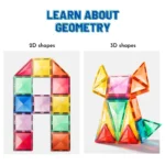 Mideer - Colorful Magnetic Tiles - 80 Pcs - Image 2