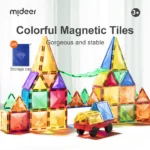 Mideer - Colorful Magnetic Tiles - 80 Pcs - Image 3