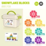 Mideer - Colorful Snowflake Blocks - 500pcs - Image 3