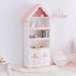Fantasy Fields Swan Lake Kids Wooden Bookcase with Storage, 6 Tier Bookshelf & Organiser - Image 2