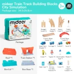 Mideer - Train Track Building Blocks - Image 3