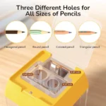 Three-hole Pencil Sharpener - Turmeric Yellow - Image 3