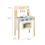 Wooden Kitchen Set, Kitchen with Cookware Accessories - A - Image 2