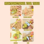 Wooden Large Green Worktop Tool Bench - Image 5