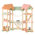Wooden Dream Doll House Kids Play House Dollhouse