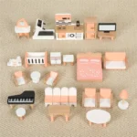 Wooden Dream Doll House Kids Play House Dollhouse - Image 4