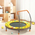 Mideer - Kids Foldable Trampoline - Yellow with Black - Image 2