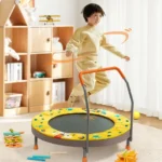 Mideer - Kids Foldable Trampoline - Yellow with Black - Image 3