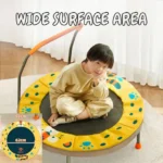 Mideer - Kids Foldable Trampoline - Yellow with Black - Image 4