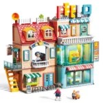 Feelo - Creative Foldable House Building Blocks Set - 346 Pcs - Image 2