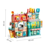 Feelo - Creative Foldable House Building Blocks Set - 346 Pcs - Image 5