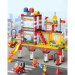 FEELO-FIRE STATION BUILDING BLOCKS-173PCS - Image 2