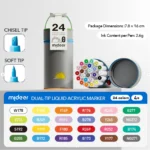 Mideer – Double-sided acrylic markers 24pcs - Image 2